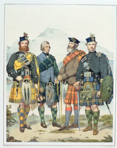 John MacLachlan, Hugh Grahame, James MacFarlane e Angus Colquhoun, quattro degli 