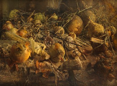 Natura morta con cipolle da Kenneth Newton