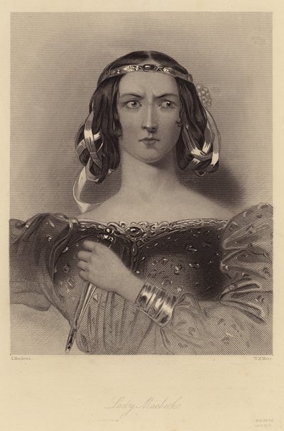 Shakespeare: Macbeth, Lady Macbeth, Atto 2, Scena 2 da Kenny Meadows