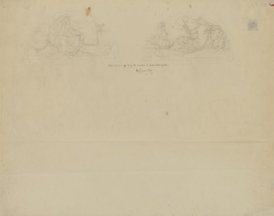 (Iowa State Capitol Rotunda) (studio per due lunette) da Kenyon Cox