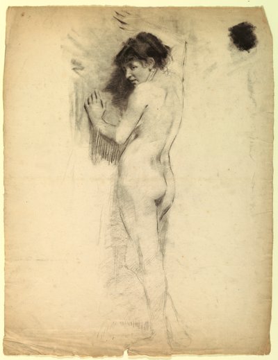 Studio accademico di un nudo femminile da Kenyon Cox
