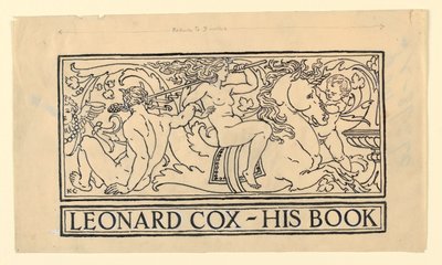 Ex libris per Leonard Cox da Kenyon Cox