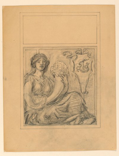 Disegno per copertina di rivista da Kenyon Cox