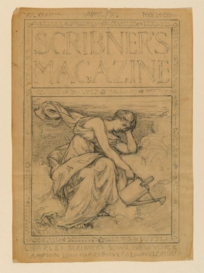Progetto per copertina di rivista, Scribner