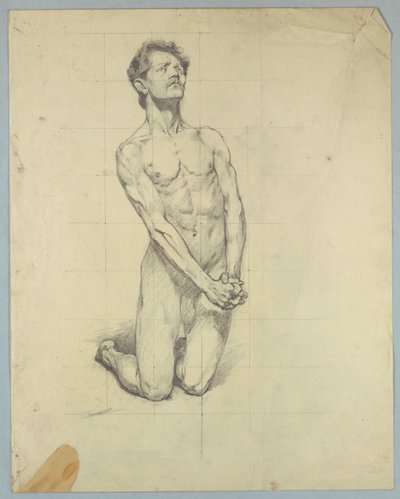 Studio di figura per "La tentazione di Sant