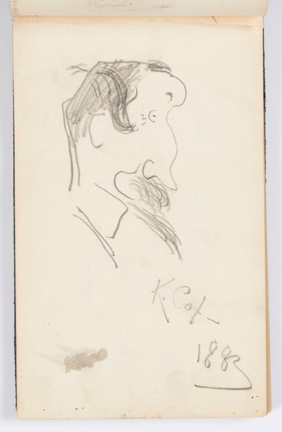 Pagina di schizzi: Caricature da Kenyon Cox
