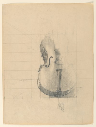 Studio per "Musica," "Le arti," Biblioteca del Congresso, Washington D.C. da Kenyon Cox