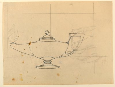 Studio per "Scienza," "Il Progresso della Civiltà: Scienza e Arte," Campidoglio dello Stato, Des Moines, IA da Kenyon Cox