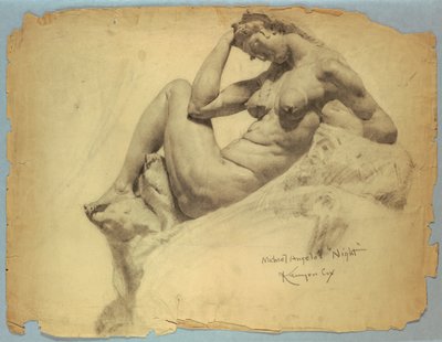 Studio della "Notte" di Michelangelo da Kenyon Cox