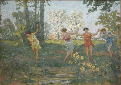 Euridice morsa da un serpente, 1913 da Ker Xavier Roussel