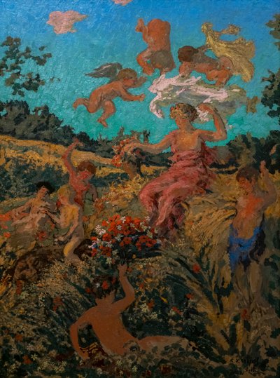 Il trionfo di Bacco (Festa pastorale) Dittico da Ker Xavier Roussel