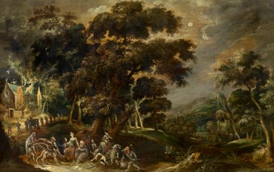 Paesaggio con la Tentazione di Sant