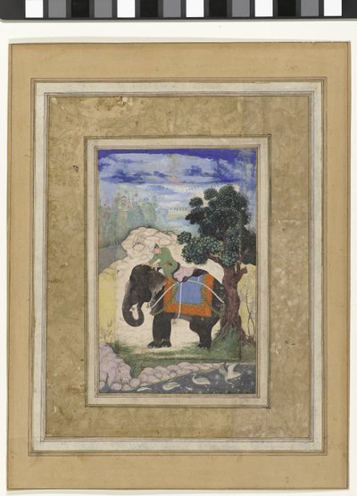 Elefante con cavaliere da Keshavdas (possibly)