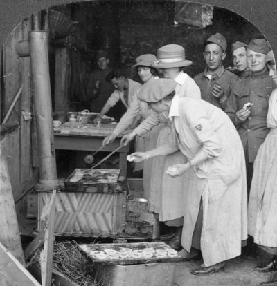 Ciambelle per i soldati, Montabaur sul Reno, Germania da Keystone View Company