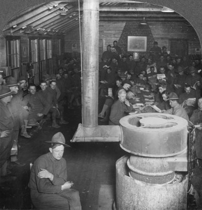 Sala sociale di una capanna dell