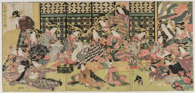Una scena nei quartieri del piacere da Kikugawa Eizan