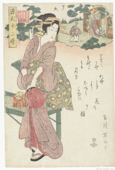 Yugao da Kikugawa Eizan