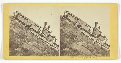 Ascensione del Monte Washington, 1855-75 da Kilburn Brothers, BW Kilburn