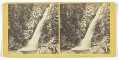 Cascate di Glen Ellis, 185575. Creatori: Kilburn Brothers, BW Kilburn da Kilburn Brothers, BW Kilburn