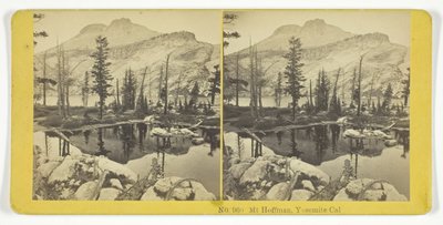 Monte Hoffman, Yosemite, Cal., 1855-75. Creatori: Kilburn Brothers, BW Kilburn da Kilburn Brothers, BW Kilburn