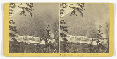 Profile House, Franconia Notch, 1855-75 da Kilburn Brothers, BW Kilburn