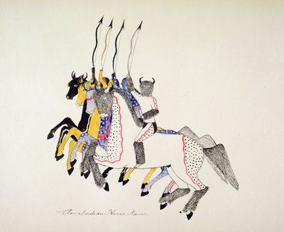 Una danza di cavalli indiani da Kills Two