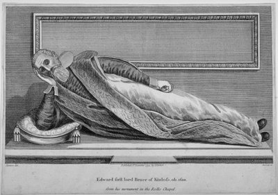 Monumento a Sir Edward Bruce nella Rolls Chapel, Chancery Lane, Città di Londra, 1794 da King