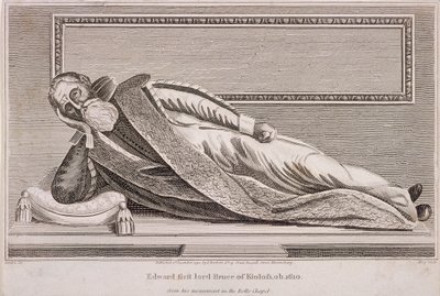 Monumento a Sir Edward Bruce nella Rolls Chapel, Chancery Lane, Londra da King