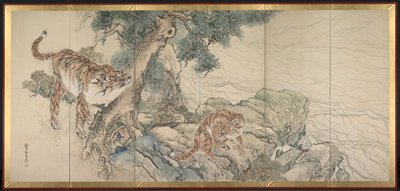 Famiglia di Tigri da Kishi Ganku