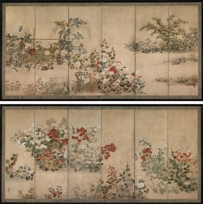 Fiori e erbe da Kitagawa Sosetsu