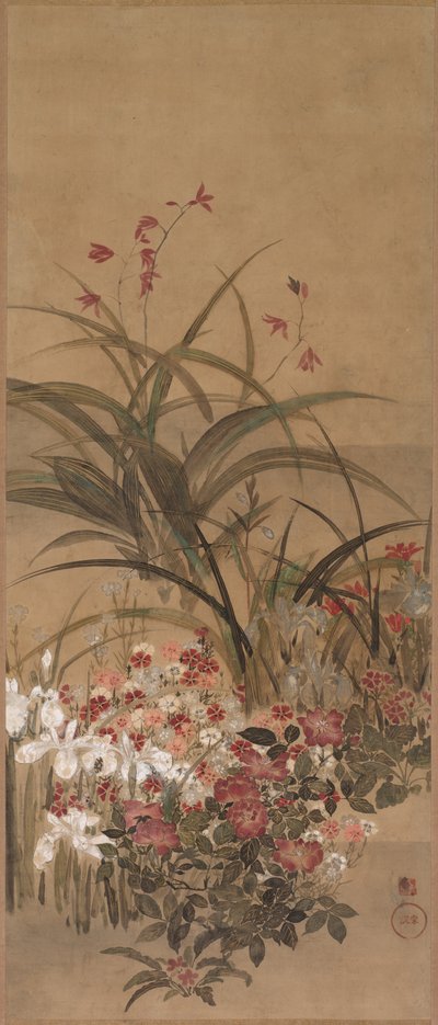 Fiori estivi, metà 1600 da Kitagawa Sosetsu