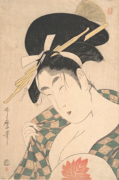 Una cortigiana da Kitagawa Utamaro