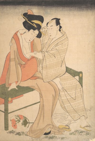 Una coppia di amanti da Kitagawa Utamaro