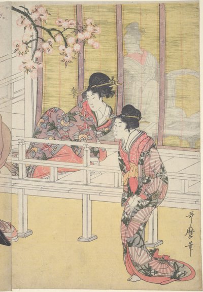 Aoi-Hime che chiama Rokujo-hime da Kitagawa Utamaro
