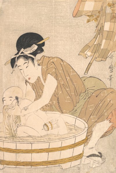 Bagno Gyozui, ca. 1801 da Kitagawa Utamaro