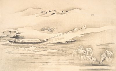 Libro di Ehon Ginsekai Il mondo in argento da Kitagawa Utamaro