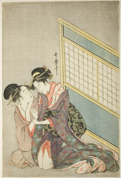 Doppio Cuscino da Kitagawa Utamaro