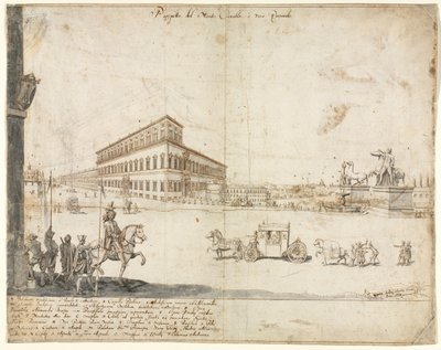 Diciotto vedute di Roma: Il Quirinale da Kitagawa Utamaro