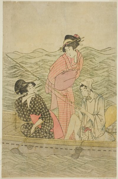 Escursione di pesca da Kitagawa Utamaro