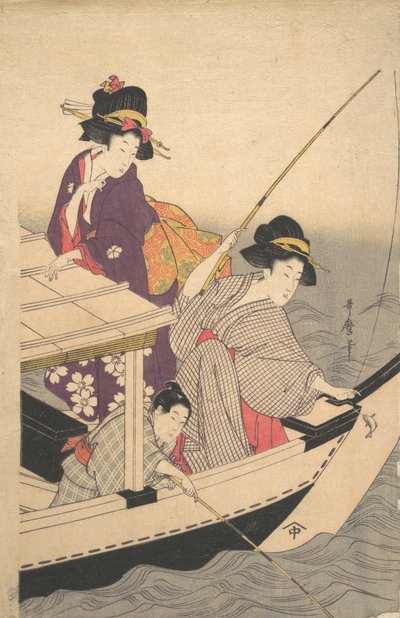 Pesca, fine XVIII secolo da Kitagawa Utamaro