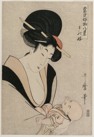 Cose preferite dalla serie Otto vedute delle cose preferite del mondo di oggi, fine 1790 da Kitagawa Utamaro