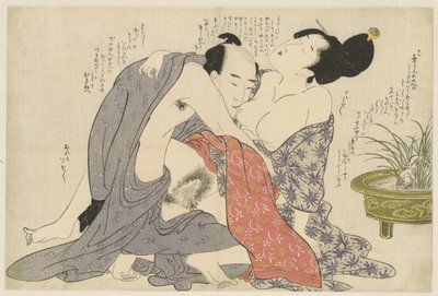 Affare segreto di un uomo sposato e una donna sposata da Kitagawa Utamaro