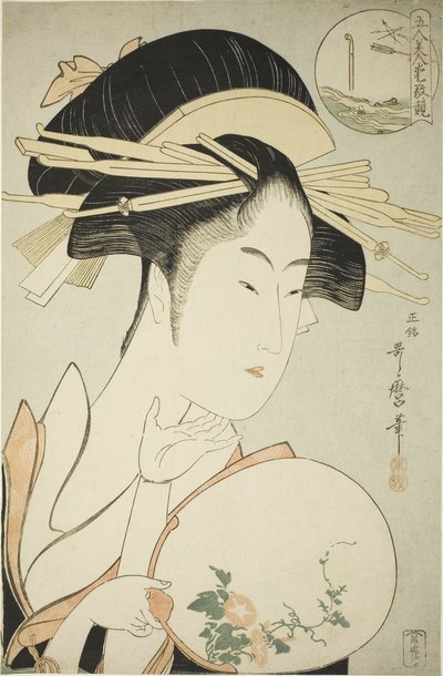 Kisegawa del Matsubaya, c.1795-96 da Kitagawa Utamaro