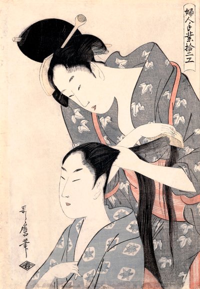 La parrucchiera da Kitagawa Utamaro