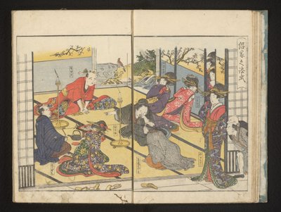 Cortigiane che ridono da Kitagawa Utamaro