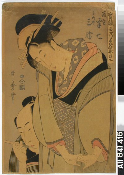 Coppia innamorata da Kitagawa Utamaro