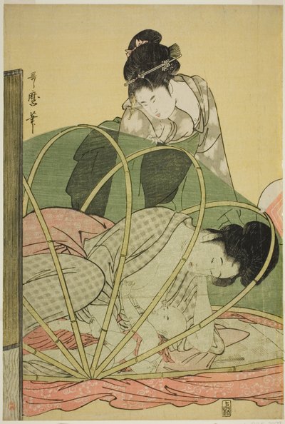 Zanzariera per un bambino da Kitagawa Utamaro