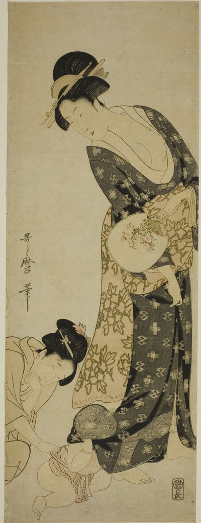 Madre e figlio da Kitagawa Utamaro