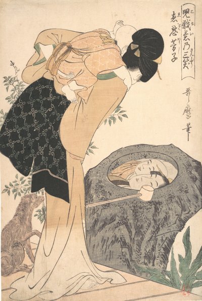 Madre e figlio, ca. 1800 da Kitagawa Utamaro