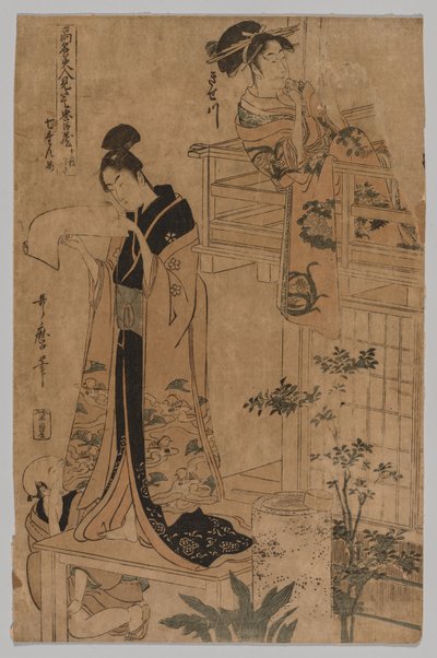 Senza titolo, 1753-1806 da Kitagawa Utamaro